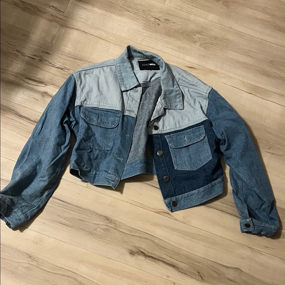 Fashion Nova Light Blue Denim Jacket
